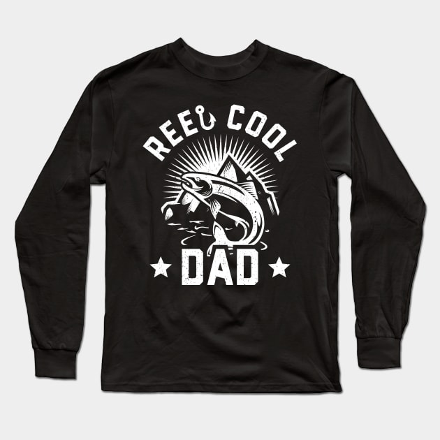 Reel Cool Dad Long Sleeve T-Shirt by trendingoriginals